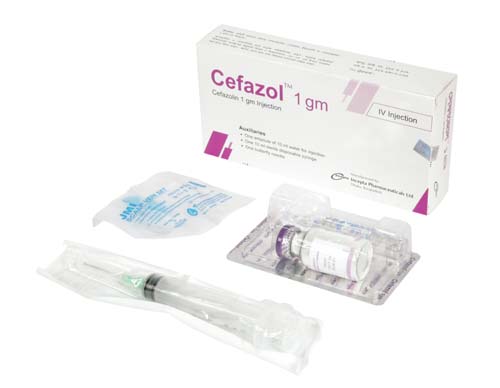 Picture of Cefazol 1 gm IM/IV Injection